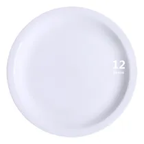 Comprar Kit 12 Pratos Raso Protel Restaurante Porcelana Schmidt