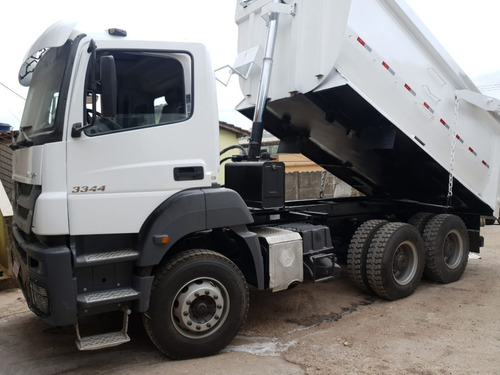 Mercedes-benz Axor 3344 6x4 Ano 2013 Caçamba Traçado