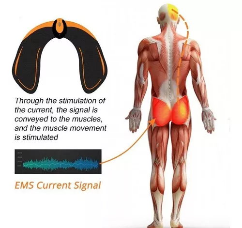 Fugacal EMS Hips Electroestimulador Muscular Gluteos Estimulador de Glúteos  Hip Trainer Ayuda a Levantar Cadera Fugacal No se aplica