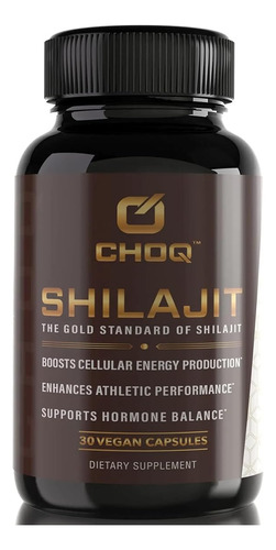 Choq Shilajit 30 Caps Impulsa Produccion De Energia Celular