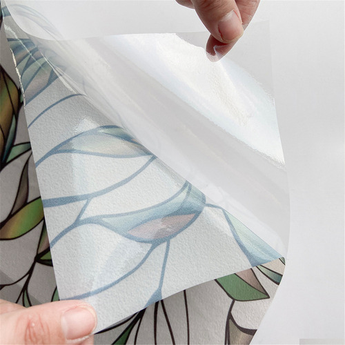 Lámina 3d Para Ventanas Con Diseño De Arcoíris Sin Pegamento