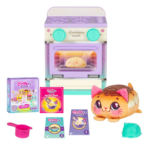 Cookeez Horno Transforma Receta En Peluche C/acc Int 23535 Color Lila