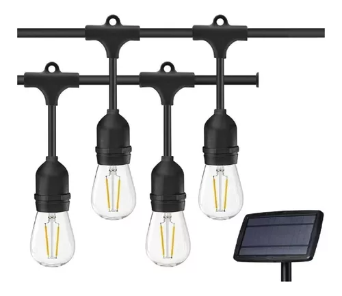 Comprar Guirnalda LED Solar con bateria 10 bombillas LED integradas