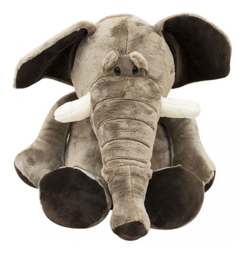 Elefante De Pelúcia Safari 38 Cm