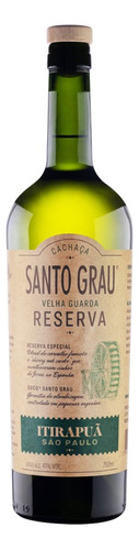 Cachaça Envelhecida Reserva Itirapuã em garrafa de 750ml Santo Grau