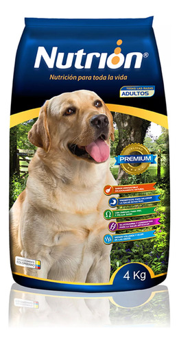 Alimento Seco Para Perro Nutrion Adultos 4kg