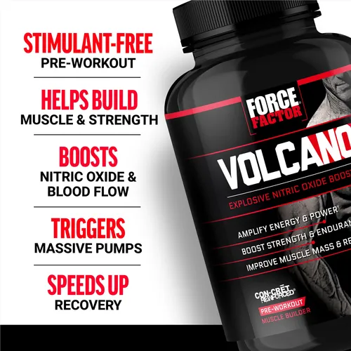 Suplemento De Refuerzo De Óxido Nítrico Force Factor Volcano