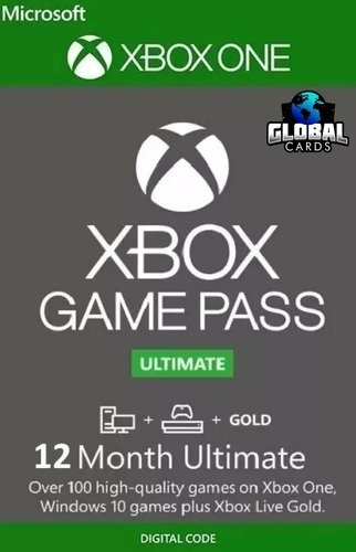 Imagem 1 de 4 de Game Pass Ultimate 12 Meses Xbox One/series Codigo De 25 Dig