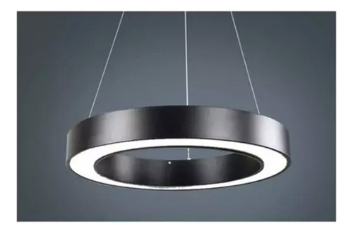 Lámpara Led Colgante Redonda Moderna 60cm 36w Luz Fría