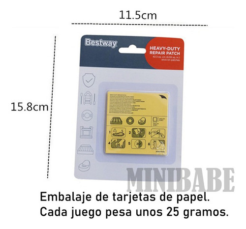 Parches Reparación For Piscinas Y Colchones Inflables 20