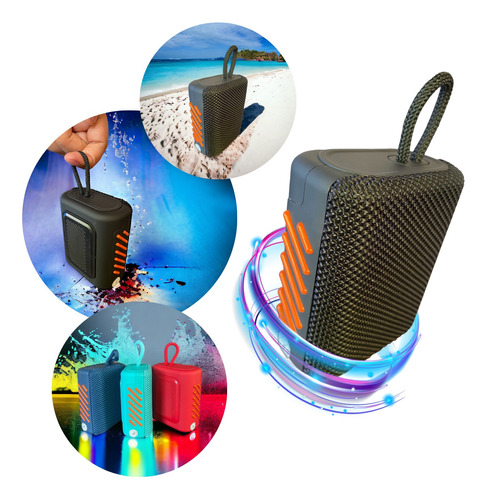 Mini Caixa Caixinha De Som Go3 Speaker Bluetooth Sd Pendrive