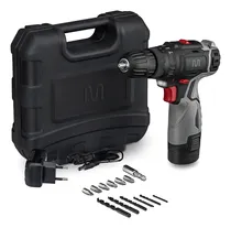 Comprar Parafusadeira E Furadeira Multilaser Bivolt 12v Com Maleta Cor Preto 110Vu002F220V