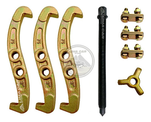 Extractor De Rodajes Y Poleas 3 Garras 3 PuLG Uyustools