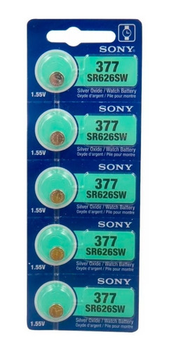 Blister Pilas Sony 377 Sr626sw 5 Unidades Orig Japon