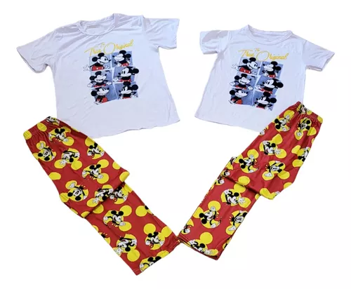 Pijama Mujer Mickey Mouse Disney Blusa + Pantalon 9294