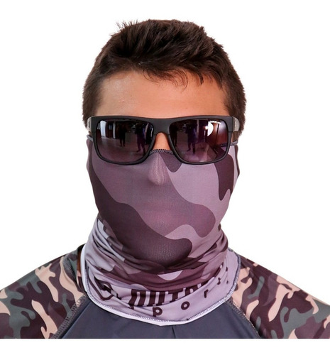 Imagem 2 de 3 de Buff Bandana Ciclismo Pesca Uv50 Estampa Camuflado Exército