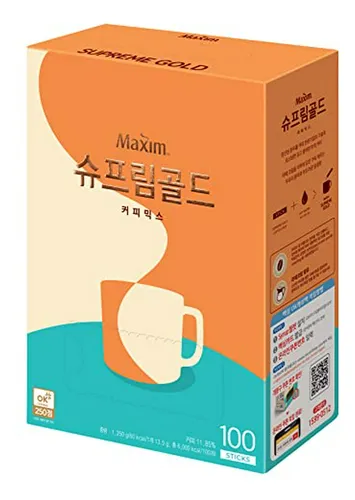 Maxim Supreme Gold Café 100 Packs - Sabor Superior
