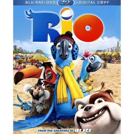 Blu Ray Rio + Dvd Slip Cover