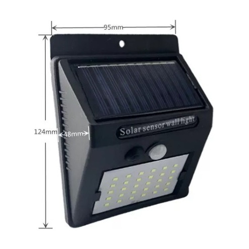 Reflector Led Solar Exterior Fotocelula 20 Led Luz Fria