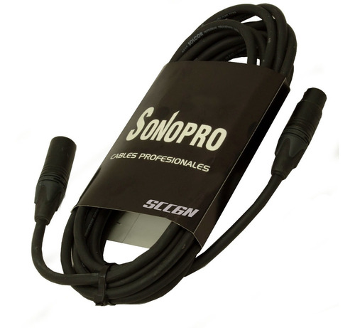 Sonopro Cable Canon-canon Neutrik 6 M