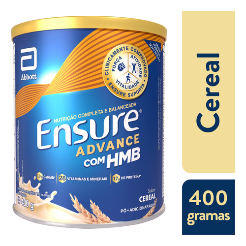 Complemento Alimentar Ensure Advance HMB Cereal 400G