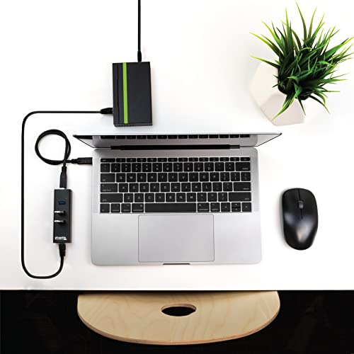 Hub Usb Enchufable Con Ethernet, Alimentación Por Bus Usb 3.