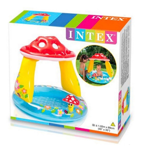Pileta inflable redonda Intex 57114 de 102cm x 13cm 45L multicolor
