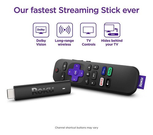 Roku Streaming Stick 4k Hdr Hd Tv Hdmi Smart Tv Dolby
