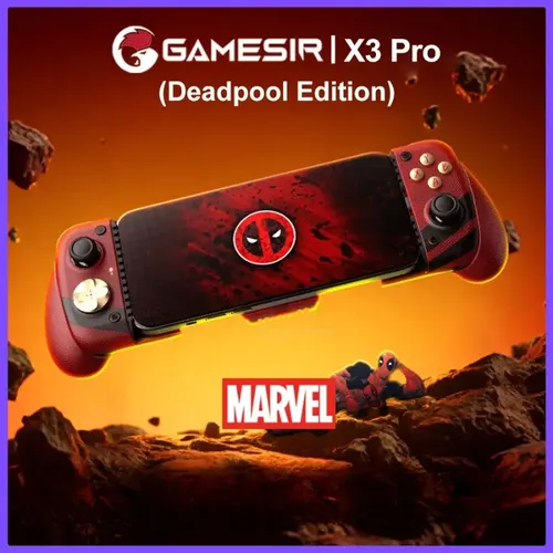 Controle P/ Celular Gamesir X3 Pro Special Edition Deadpool