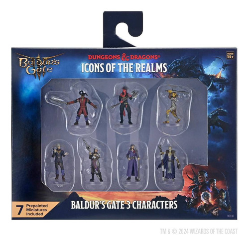 D&d Icons Of The Realms: Baldur's Gate 3 Character Boxed Set