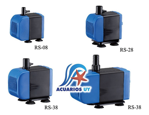 Bomba De Agua Sumergible Para Acuario. Rs-18 2000l/h