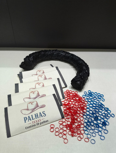 Palhas Texas 6 Pacote/250g Fumo De Corda + Brinde 200 Anilha Premium