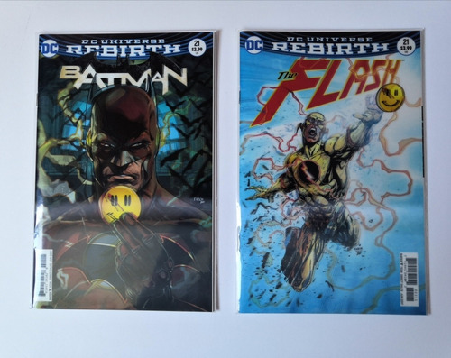 Batman/flash #21 Lenticular (the Button Parte 2)