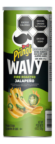 Papas Pringles Sabor Chile Jalapeño 137g