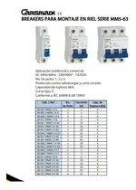 Comprar Breakers 2x50 Amp Magnético Térmicos Mm5-63 Mayor Y Detal