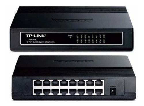 Imagen 2 de 5 de Switch Tp-link Tl-sf1016d