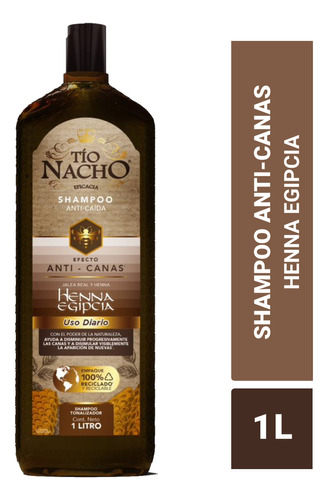  Tío Nacho Shampoo Anti Canas 1 Lt