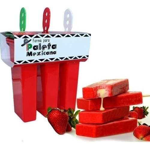 Forma 3 Cavidades Paleta Mexicanas C/ Recheador