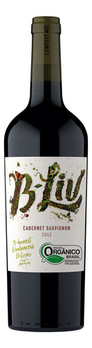 Vinho Tinto B-liv Orgânico Cabernet Sauvignon 750ml