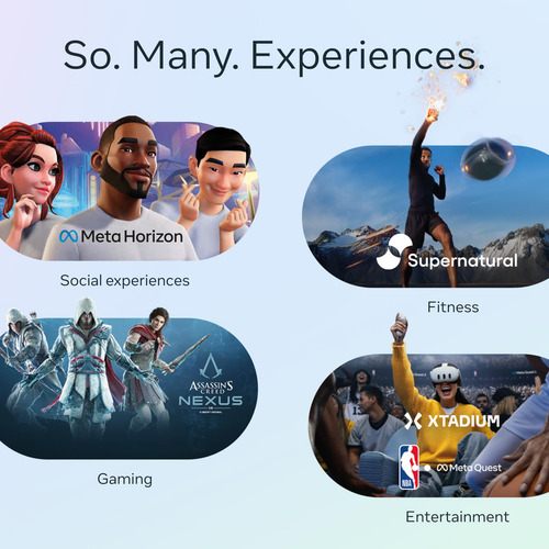 Auriculares De Realidad Virtual Meta Quest 3 512 Gb Con Jueg