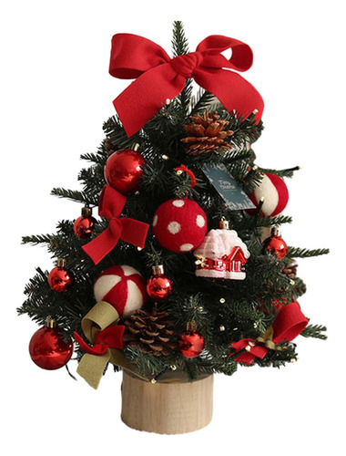 De Navidad Pequeño Árbol De Navidad Con Adornos De Bolas