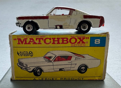 Autito Matchbox Ford Mustang Nº 8 Lesney 