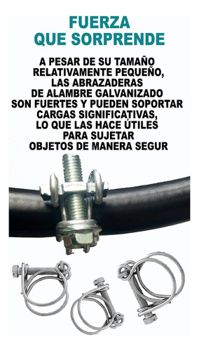 Abrazadera Alambre Manguera Gas 10.5 / 15 Mm Pack X20unid