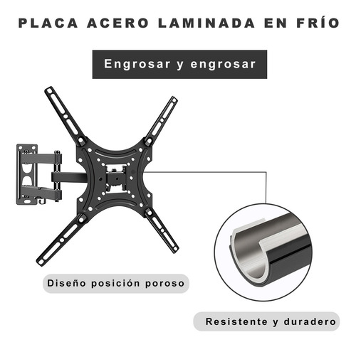 Soporte para televisor MXCOCO X-400 color negro