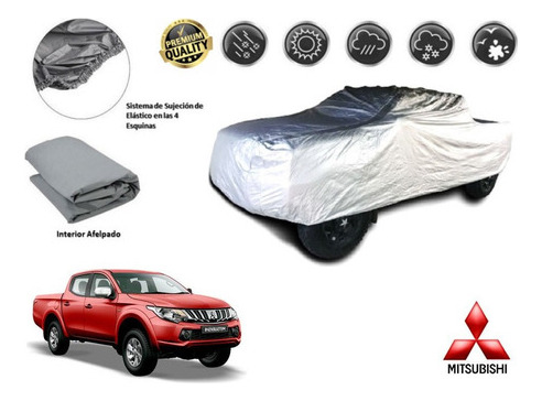 Lona Cubreauto Afelpada Mitsubishi L200 2.4l 2016 A 2019