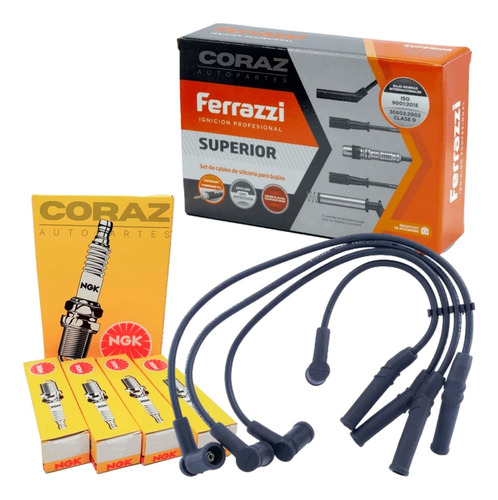 Cables De Bujia Ford Fiesta Rocam 1.6 8v Ka 1.0 Ecosport Gnc