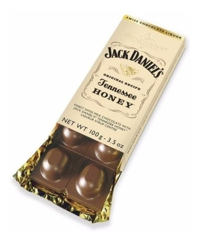 Kit 2 Barras Chocolate Ao Leite Goldkenn Com Jack Daniel's