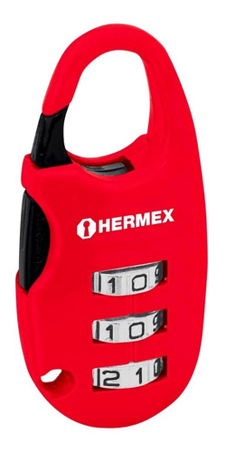 Candado Maletero Combinación 3 Dígitos Hermex 25mm Cma-3c