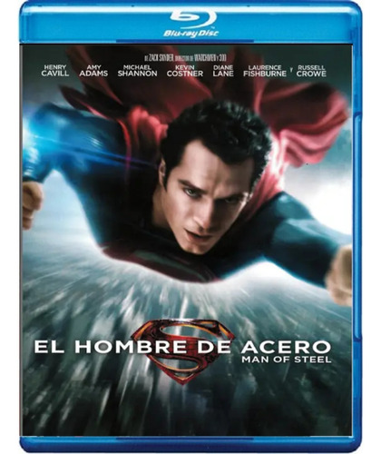 Película Blu-ray Superman Dc El Hombre De Acero Man Of Steel