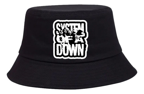 Gorro Pesquero Sistem Of Down Rock Sombrero Bucket Hat Black